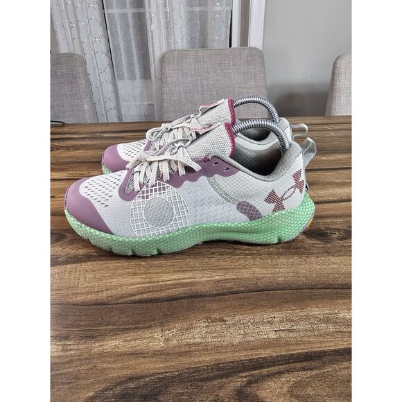 UNDER ARMOUR Speed Trail HOVR Running Shoes Olive Unisex M6.5/W8 NEW 3024231-302 - Picture 3 of 16